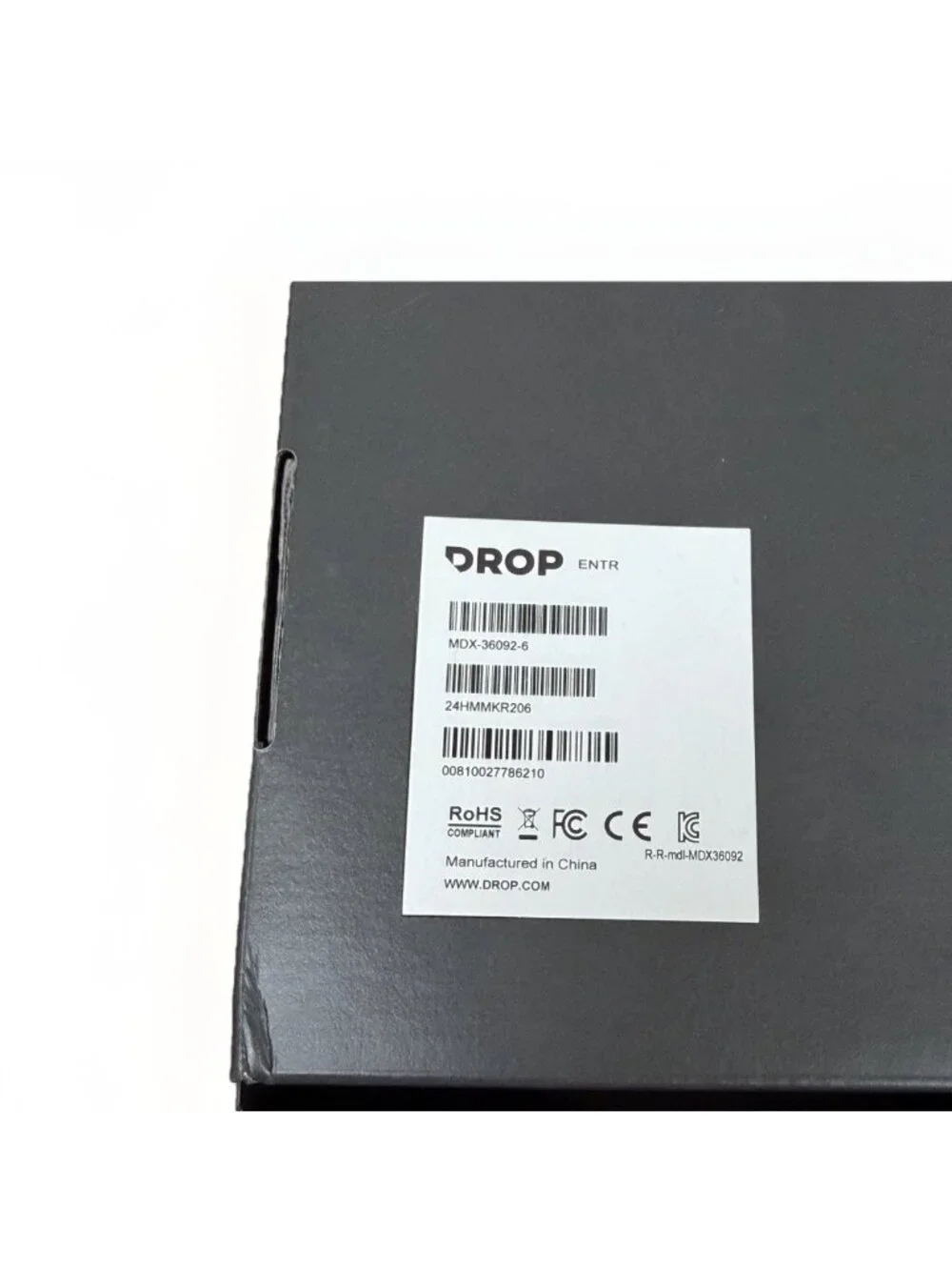 Drop Mechanical Keyboard Heatmoving ENTR R2 MDX-36092-6 Green Gray (Two-Tone),